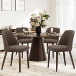 Colamy Upholstered Dining Chairs Set Of 4, Modern Kitchen With Back, L... New. Price: $504.37.