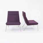 2017 Brian Graham For Martin Brattrud Inc. Fold Lounge Chairs Fabric 8X Avail Used. Price: $1500.00.