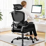 Allgod Ergonomic Office Chair, Mesh Desk With Lumbar 1 Pack, Black New. Price: $193.20.