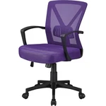 Topeakmart Ergonomic Office Chair Mid-back Mesh Swivel Computer Purple New. Price: $115.99.