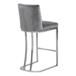 Meridian Furniture Heidi Grey Velvet Stool (set Of 3) New. Price: $575.46.