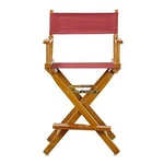 Casual Home 24" Director's Chair Honey Oak Frame-burgundy Canvas New. Price: $80.10.