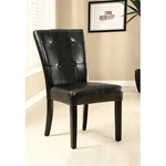 Bowery Hill Faux Leather Espresso Dining Chair Rectangular Button Tufted 20"W... New. Price: $342.55.