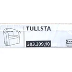 Ikea Tullsta Cover For Chair Nordvalla Medium Gray 303.209.10 New. Price: $59.99.
