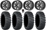 Sedona Rift 15X7 Wheels Black 32" Versa Cross V3 Tires Yamaha Wolverine Rmax New. Price: $1643.20.