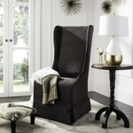 Safavieh Bacall 20''H Linen Dining Chair Grey New. Price: $406.99.
