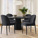 Set Of 4 Modern Upholstered Dining Chairs, Mid-century Boucle Linen Accent New. Price: $819.98.