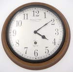 Sterling & Noble 16" Regulator Style Wall Clock Wood Frame Quartz Mfg 9 Works Used. Price: $40.00.