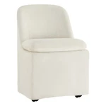 Chita Upholstered Dining Chairs With Casters,washable Cover Modern New. Price: $80.46.
