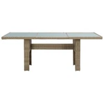 Patio Dining Table Outdoor Garden Dinner Furniture Poly Rattan Vidaxl New. Price: $163.99.