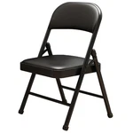 1 Pack Bulk Folding Chairs With Padded Cushion, Single Black Steel Metal Fram... New. Price: $65.01.