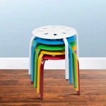 Flash Furniture Bentley Plastic Nesting Stack Stools, 11.5"H, Assorted Colors New. Price: $85.06.