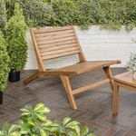 Jonathan PAT2000 Leo Mid-century Modern Wood Armless Outdoor Patio Chair New. Price: $183.99.