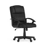 Flash Furniture Fundamentals Mid-back Black Leathersoft-padded Task Office New. Price: $118.39.