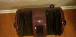 Electric Foot Massage Machine Purple Plastic Fabric Corded For Used. Price: $40.00.