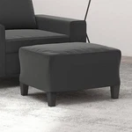 Footstool Dark Gray 23.6"X19.7"X16.1" Microfiber Fabric New. Price: $81.48.