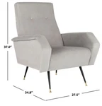 Safavieh Retro Mid Century Accent Chair, Reduced Price 2172716507 FOX6258B Open. Price: $309.00.