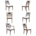 NVIN0571, Niagara Furniture, Antique Set Of 6 Federal Style Chairs Used. Price: $2145.00.