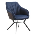 Pemberly Row Contemporary Upholstered Faux Leather Dining Chairs Blue (set... New. Price: $393.14.