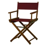 Casual Home 18" Director's Chair Honey Oak Frame-burgundy Canvas New. Price: $63.65.