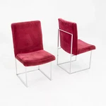 1972 Pair Of Milo Baughman Thayer Coggin Thin Frame Dining Chairs Model 1187-110 Used. Price: $3000.00.