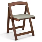 Wooden Folding Chair, Padded Dining With Leather Soft Cushion, ... New. Price: $96.79.