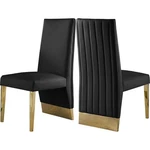 Meridian Furniture Porsha Modern 19"H Dining Chair Black (set Of 2) New. Price: $500.99.