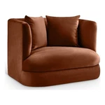 Meridian Furniture Alder Cognac Velvet Accent Chair New. Price: $757.79.