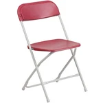 Plastic Folding Chairs Red 10 Pack Indoor Outdoor Event Party 700 Lb Capacity New. Price: $299.99.