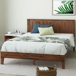 Wood Platform Bed Frame Full Size Headboard Slat Support Zinus Vivek Deluxe Easy New. Price: $439.99.