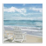 The Stupell Home Cor Collection White Adirondack Chairs Beach Pain New. Price: $31.81.