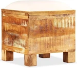Vidaxl Storage Bench Solid Reclaimed Wood 15.7"X15.7"X17.7" New. Price: $104.39.