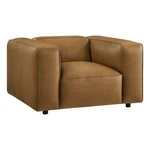 Modway Auren Vegan Leather Upholstered Armchair In Camel New. Price: $599.43.