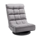 Swivel Floor Gaming Chair, 360-DEGREE Rotating With 4 Adjustable Pos New. Price: $128.54.