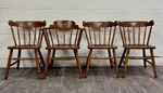 Vintage Tell City Hard Rock Maple Dining Chairs - Set Of 4 Used. Price: $806.65.