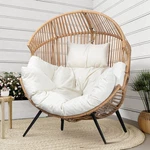 Garvee Oversized Egg For Outdoor,modern Rattan Hanging Chair,swing New. Price: $169.99.