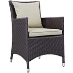 Modway Convene Dining Outdoor Patio Armchair, Espresso Beige EEI-1913-EXP-BEI New. Price: $359.99.