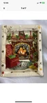 Vintage Crewel Embroidery Hearth Christmas Fire Cat Rocking Chair Canvas 8 X 10 Unspecified. Price: $20.00.