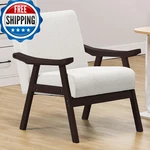 Comhoma Accent Chair Mid Century Modern Solid Wood Armrest Comfy New. Price: $190.61.