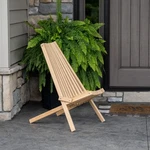 Cypress Folding Cricket Chair, Portable Indoor/outdoor Sturdy Wood Seating New. Price: $153.98.