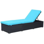 Patio Chair With Adjustable Backrest Sunlounger Poly Rattan Vidaxl New. Price: $174.99.