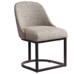 Leick Home Barrelback Metal Dining Chair Gray/espresso (set Of 2) New. Price: $413.30.