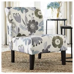 Signature Design By Ashley Triptis Accent Chair, Armless, Floral Pattern New. Price: $124.61.