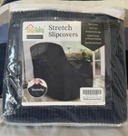 Easy-going Oversized Recliner Stretchy Slipcover Navy Dark Blue Brand New. Price: $19.99.
