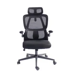 Foh Ergonomic Mesh Office Chair With Rmrest And Headrest, High Back Desk New. Price: $166.00.