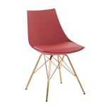 Osp Home Furnishings Oakley Mid-century Modern Bucket Dining Chair Faux Leather New. Price: $184.66.