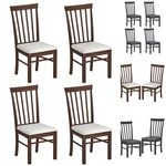 Homcom Dining Chairs Set, Farmhouse Upholstered With Rubber Wood Frame New. Price: $93.99.
