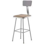 National Public Seating 6330B Square Stool,welded Tube LEG,GRAY,43"H 8RNU4 New. Price: $159.46.