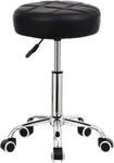 Kktoner Round Rolling Stool Leather Height Adjustable Swivel Drafting Medical New. Price: $29.95.