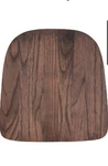 Luke 4 Pack Rustic Walnut Textured Wood Seats For Colorful Indoor Metal Chairs New. Price: $75.00.